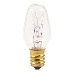 Ampoule incandescente, C7, blanc clair, 4 W, 2/pqt