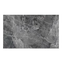 Panneau décoratif mural, motif de marbre Orage lustré, 38 1/4" x 96"