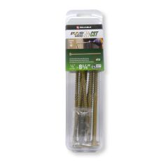 Vis structurale PWR DRIVE CST, Tête plate surdimensionnée, 3/8 po x 8 1/4 po, Emballage de 10