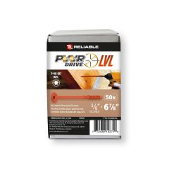 Vis structurale PWR DRIVE LVL, Tête plate surdimensionnée, 3/8 po x 6 7/8 po, Boite de 50
