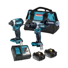 Ensemble de perceuse et tournevis à chocs, 18 V