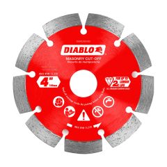 Disque à tronçonner à segments diamantés, pour maçonnerie, 4"
