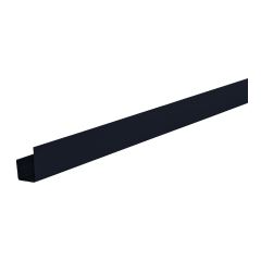 Moulure en J CanExel Ced'R-Vue, 1" x 10', noir