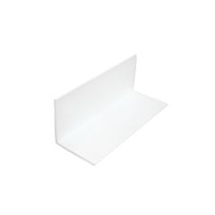 Moulure pour coin extérieur, PVC, 8', blanc