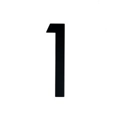 Black Contemporary 9" House Number - 1