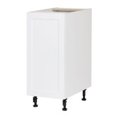 Caisson inférieur 1 porte, Shaker, blanc, 15" x 34 3/4" x 24"