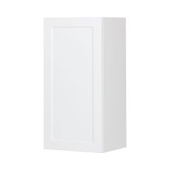 Caisson supérieur 1 porte, Shaker, blanc, 15" x 30" x 12 1/2"