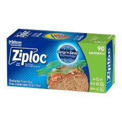 Sac à sandwich, Ziploc Grip'n Seal , 90/pqt