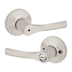 Levier pour porte privée, Henley, nickel satin