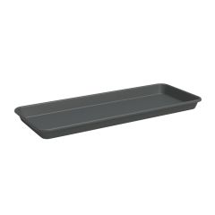 Soucoupe en plastique, Madagascar, anthracite, 23,6"