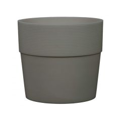 Cache-pot, Groove, intérieur, plastique, noir, 14 cm