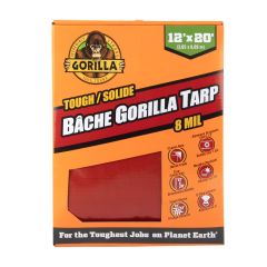 Gorilla Solid Tarp - Red - 12' x 20'