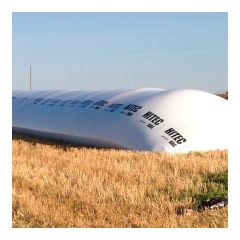 Grain & Silage Bag - 10' x 400' - 9 mil - White/Black