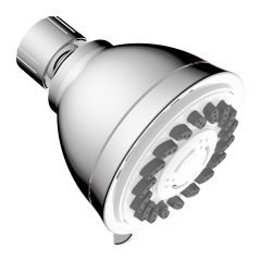 Pomme de douche, 3 fonctions, chrome