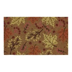 Tapis en coco, Automne, 18" x 30"