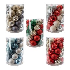 Ball Ornament - 34/Pkg (Sold Individually)