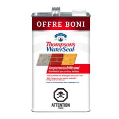 Imperméabilisant, transparent, multi-surface, format boni, 4,52 l