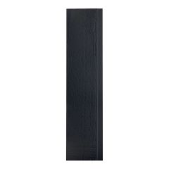 Revêtement planche et couvre-joints, planche, noir, 12'' x 144''