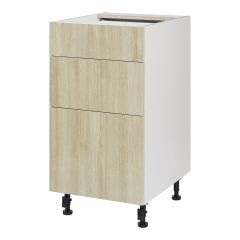 Base Cabinet 3 Drawers - Sheer Beauty - Wood - 18" x 34 3/4" x 24"