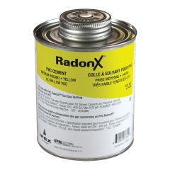 Colle à solvant pour PVC, RadonX, SGV, 473 ml