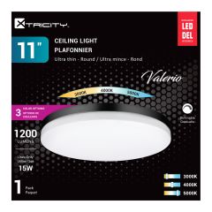 Flushmount - LED - Black - 11"