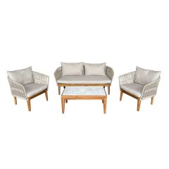 Conversation Set – Beige – 4 pcs