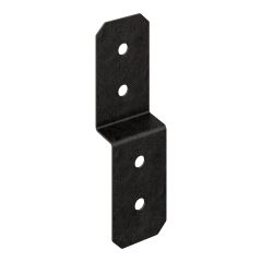 Étrier à solive pour terrasse, OA AV, noir, 3"