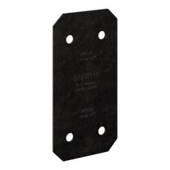 Ancrage plat ZMAX, OA AV, noir, 6" x 10"