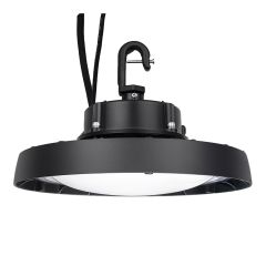 Luminaire DEL pour plafond élevé, noir, 100-277 V, 100 W