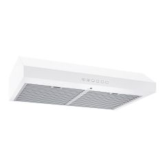 Hotte sous armoire, Glacier, 490 CFM, blanc, 30"