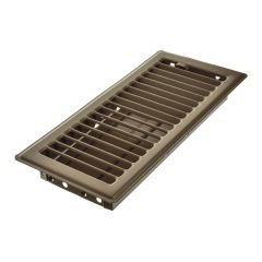 Floor Register - Chocolate - 4" x 10"