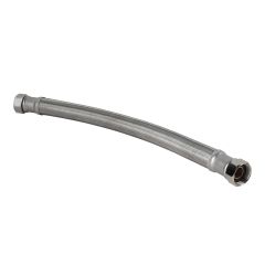 Connecteur tressé pour chauffe-eau, acier inoxydable, 6"