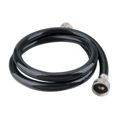 Connecteur pour laveuse, PVC, noir, 72"