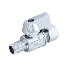 Valve d’arrivée, 1/2 PEX x 3/8, COMP, 5/pqt