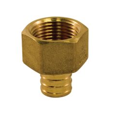 Adaptateur femelle, laiton, PEX, 1/2", 10/pqt