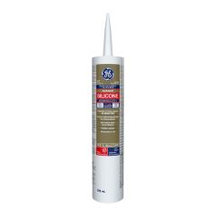Silicone pour cuisine et salle de bain, blanc, 298 ml