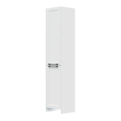 Armoire de rangement, Heritage, blanc mat, 16" x 75" x 14"