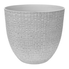 Cache-pot, Riley, blanc antique,12"