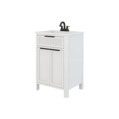 Meuble-lavabo Kena, 24", blanc