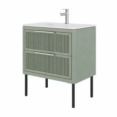 Meuble-lavabo Nova, 30" x 23,3" x 19", vert sauge