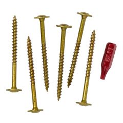 Cabinet Screws - Low-Profile - #8 x 2" - 100/Pkg