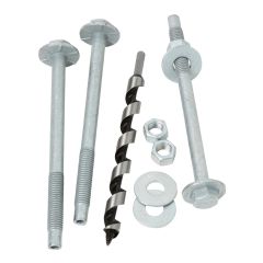 Fixation Augerbolt, 1/2" x 7", 10/pqt
