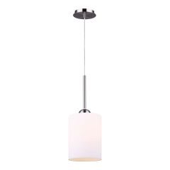Luminaire suspendu Xeli, 5,5", nickel brossé