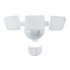Lumière de sécurité à détection de mouvement, DEL, 3 lumières, blanc