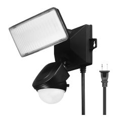 Lumière de sécurité, DEL, filaire, noir