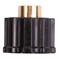 Adaptateur, FNPT x femelle, M22, gris/noir, 1/4"