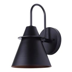 Applique murale extérieure Aurelys, noir mat