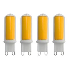 Ampoule, DEL, G9, lumière du jour, 4,5 W, 4/pqt