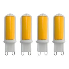 Ampoule, DEL, G9, Blanc Doux, 4,5 W, 4/pqt