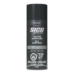 Peinture et apprêt d'extérieur, Permaflex, mat, noir, 340 g